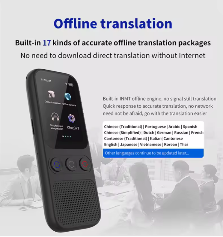 AI Portable Translator *ChatGPT Built in*