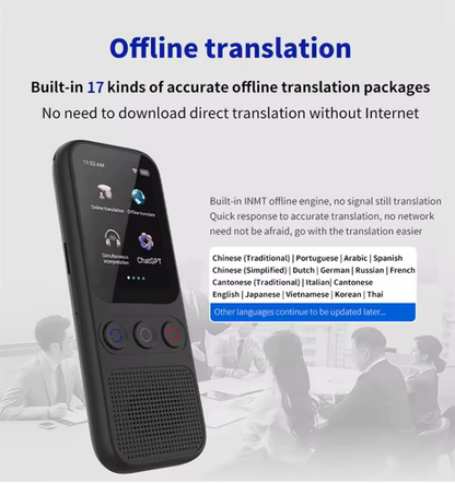 AI Portable Translator *ChatGPT Built in*